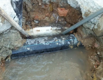 富锦测漏水之水管漏水